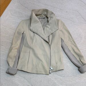 Vince Scuba leather Jacket - XS